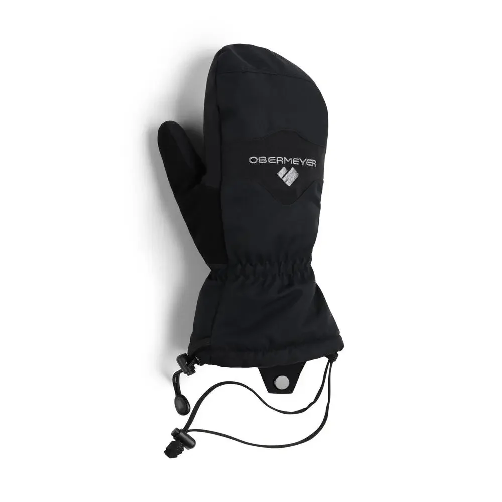 Obermeyer Regulator Mittens Gloves Womens S Black Fleece Lined Insulated UPS1186